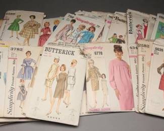 Vintage Sewing Patterns 1950s-1970s (20+)