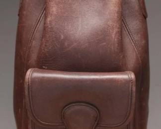 Vintage Coach Leather Bucket Backpack
