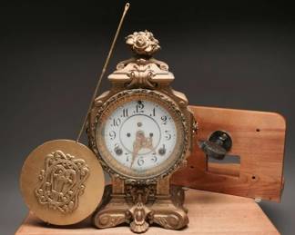 1881 Ansonia Mantle Clock with Wall Mount