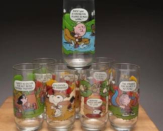 8 McDonald’s Camp Snoopy Glasses Collection