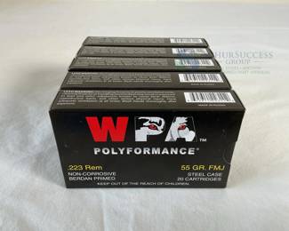 WPA Polyformance .223 Rem 55gr FMJ Ammo