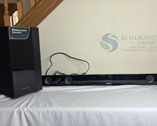 Samsung Sound Bar with Wireless Subwoofer