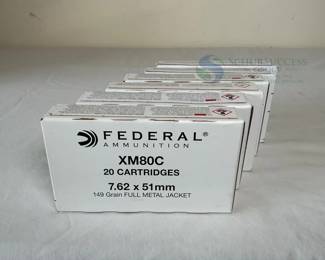 Federal Ammunition 7.62 x 51mm 149gr FMJ Ammo