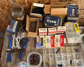 Nails, screws and hardware