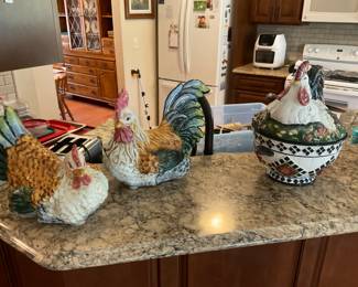 More chickens and roosters