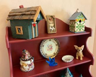 Cute bird houses and decor
