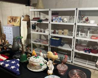 Now these chickens are from the Danberry mint sold as collector pieces search the search them they are expensive