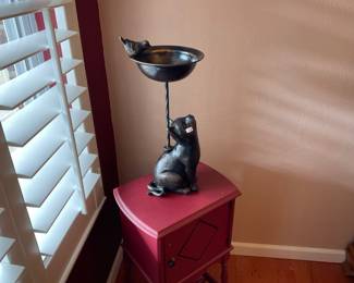 Cute bird bath