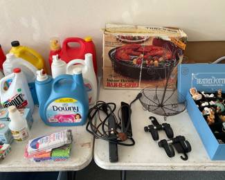 Lots of cleaning and household goods