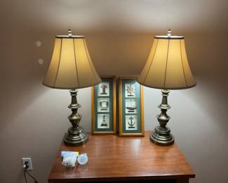 Matching pair of Stiefel lamps
