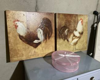 Chicken paintings