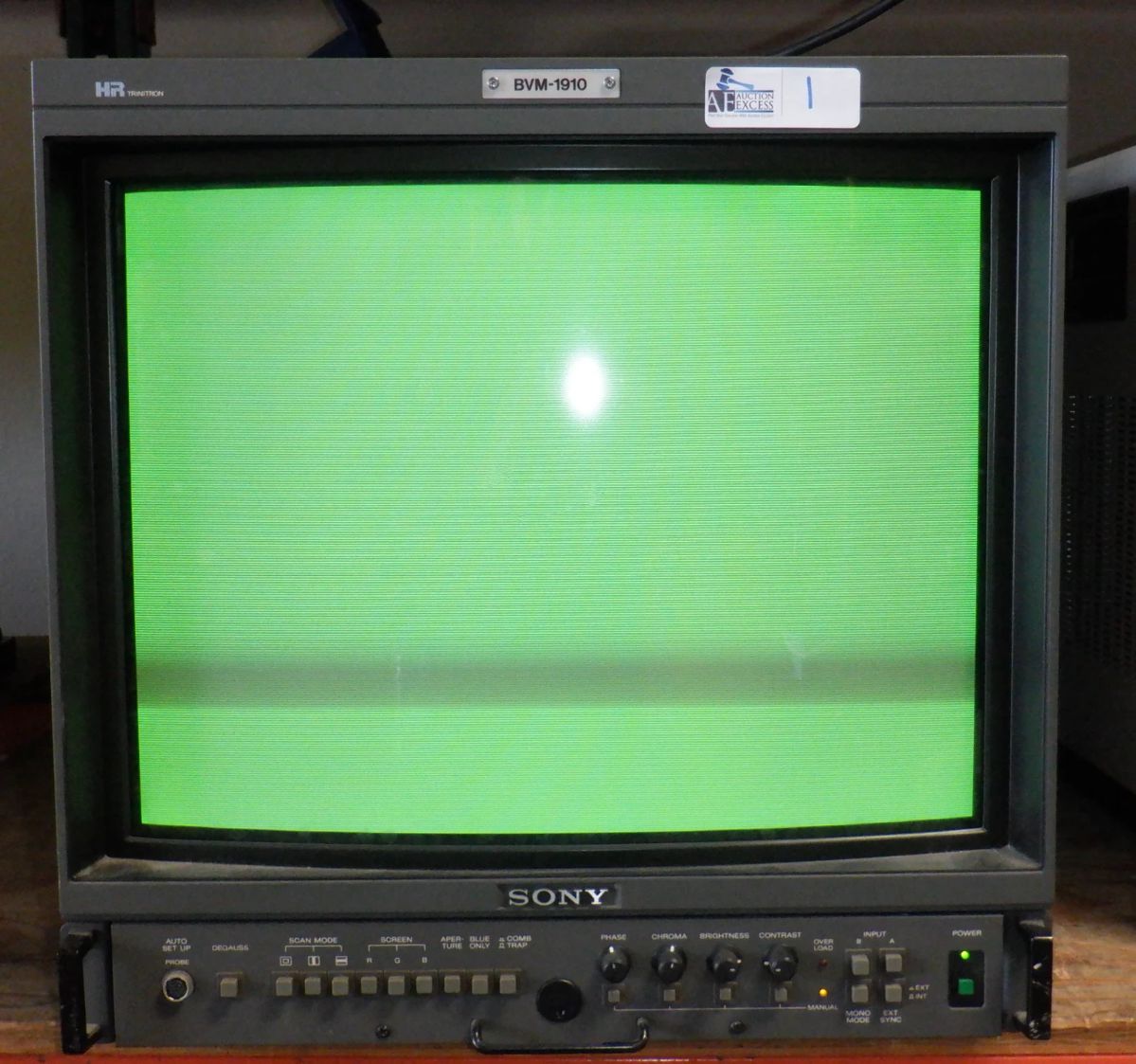 SONY BVM-1910 COLOR MONITOR WITH DIGITAL CARD