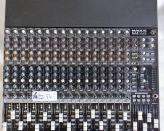 LOT OF 2 MACKIE MIXERS 1604-VLZPRO