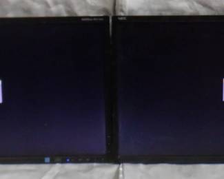 LOT OF 2 NEC MULTI SYNC EA273WM LCD MONITORS