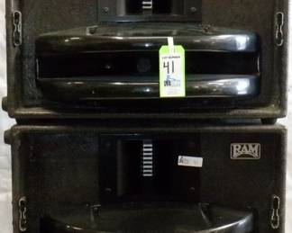 LOT OF 2 RAM SPEAKERS (19X29X24)