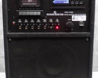 OKLAHOMA SOUND CORP PRA7000 PRO AUDIO PA SYSTEM