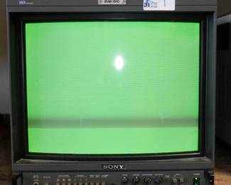 SONY BVM-1910 COLOR MONITOR WITH DIGITAL CARD