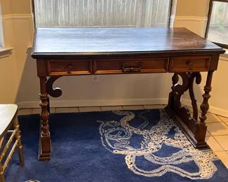 Antique wooden desk