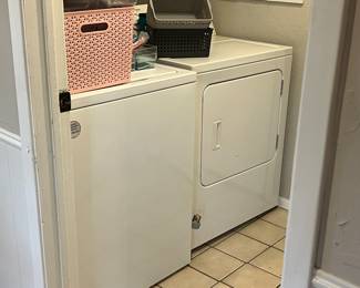 Washer -one year old
Dryer