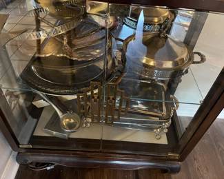 Misc silver serving ware