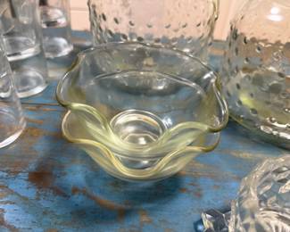 Vintage glass bowls