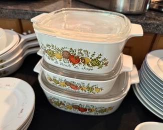 Vintage L'Echalote Spice of Life Corningware