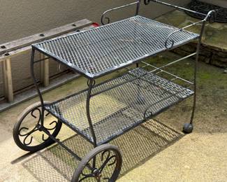 Wrought Iron Cart