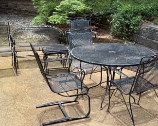 Wrought Iron outdoor furniture