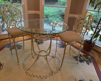 Bistro table and 2 chairs