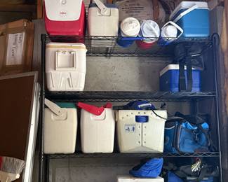 Vintage Coolers and Thermos