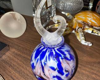 Glass art sculpture