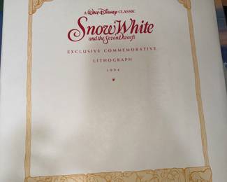 Disney Lithograph