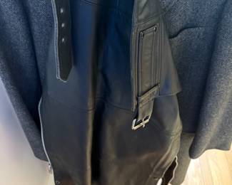 Leather motorcycle gear