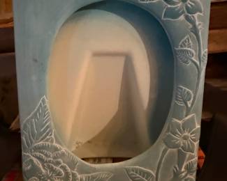 Ceramic picture frame