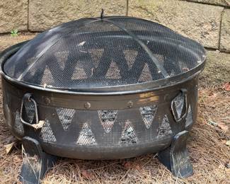 Fire pit with cover