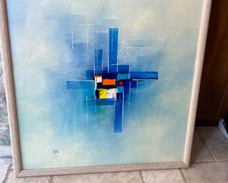 Mid-C artist William Meyers, signed original 