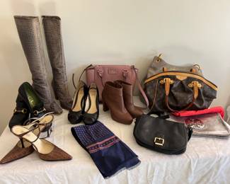 Designer shoes & handbags