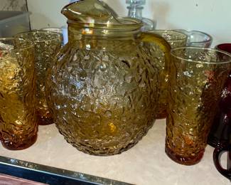 Ice Tea Pitcher & Glass Set