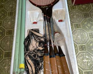 Vintage Bade-mitten set still in holder