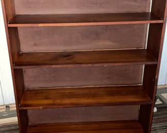 Wooden bookcase
