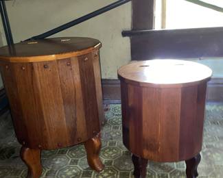 Wooden side tables