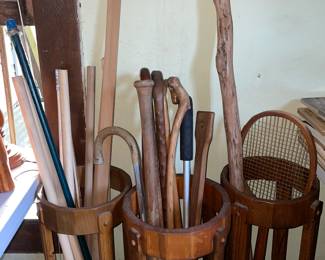 Umbrella and cane stands