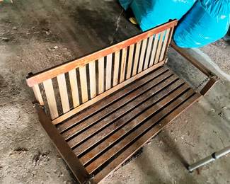 Vintage porch swing!