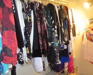 Highly sequined evening wear, many of the Mark and John.