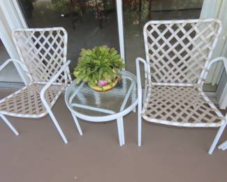 Patio set.