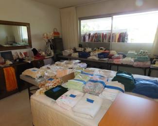 Bedroom, linens, comforter sets, gloves, table linens..