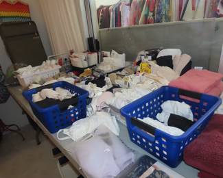 Brand new lingery, socks, underwear, corsets, body slimming items. tights and panty hose.