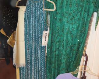 Highly sequined evening wear, many of the Mark and John.