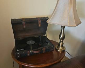 Crosley suitcase record player $50