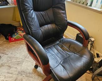 Close up of the desk chair $40